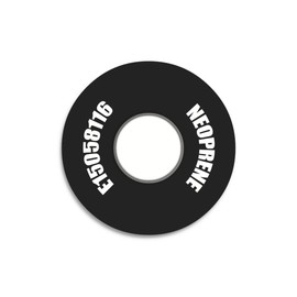 (25 Pack) General Purpose Neoprene Rubber Fender Washers - 1 1/2" OD X 5/8" ID X 1/16" Thickness - Endeavor Series