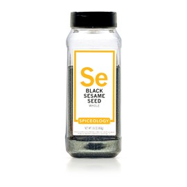Spiceology – Black Sesame Seeds – Bold, Nutty & Earthy Flavor – Perfect for Asian Cuisine, Baking, Spice Blends, Dressings & Garnishes – Freshly Packed & Chef-Approved – 16 oz