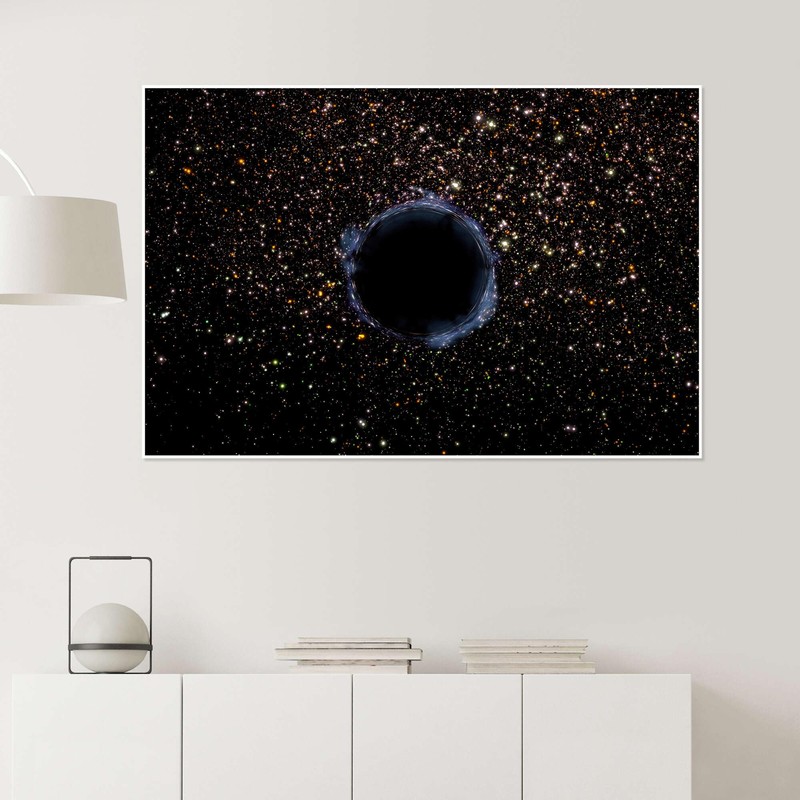 NASA Black Hole in a Globular Cluster Poster 30 x