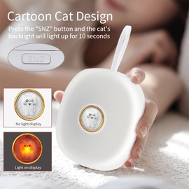 Vibrationswecker, Bettschüttler-Wecker DREI Vibrationsstufen Einstellbar, Geräuschloser Vibrationsalarm, Alarm clock with bed shaker, vibrierender Wecker unter dem Kissen für schwere Schläfer