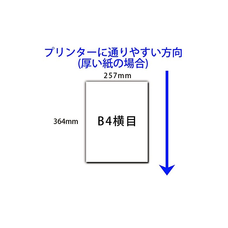 北越紀州色上質B4横目＜超厚口＞(少量)[オレンジ](20枚)