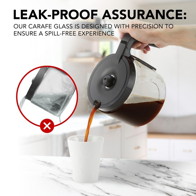12-Cup Coffee Carafe Compatible with Keurig K-Duo Essentials, K Duo