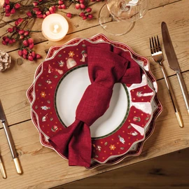 Villeroy & Boch Toy's Delight 290 mm Flat Plate, Red