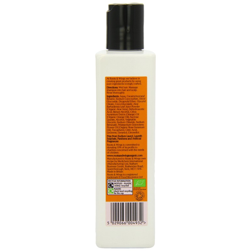 Roots & Wings Organic Balancing Sweet Orange and Rose Geranium