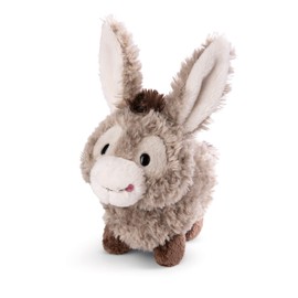 NICI Donkeylee Donkey 49032 Cuddly Toy Donkey 18 cm Grey Standing Sustainable Soft Toy Made of Soft Plush, Cute Plush Toy for Cuddling and Playing, for Children and Adults, Great Gift Idea
