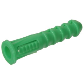 The Hillman Group 370332 Ribbed Plastic Anchor, 12-14-16 X 1-1/2-Inch, Green, 50-Pack