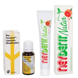 1 x NeyParadent Liposome Mouth Drops + 1 x NeyDent Natural Toothpaste
