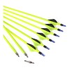 Flechas Arco Compuesto Y Recurvo Carbono Y Fibra Pack