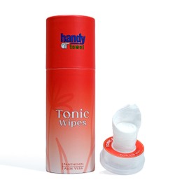 Handy Towel Face Care Wipes Tonic, Facial Care Magic Wipes, Travel-Size, Aloe Vera, Panthenol Even Tone Facial, Individually Wrapped Wipes, 8 Count