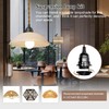 2 Pack Plug in Pendant Light Fitting Kit with 5.1M