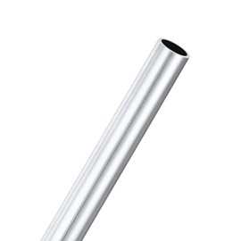 M METERXITY 1 Pack 250mm 6063 Aluminum Round Tubing 10mm ID 12mm OD Seamless Aluminum Tubing for Construction, Processing, DIY Craft Metal Straight Tubing [0.39x0.47x9.8IN]