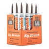 Sashco 10008 Big Stretch Caulk Dark Brown 10.5-ounce