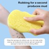 Esponja de ducha reutilizable para mujer – limpieza diaria sin