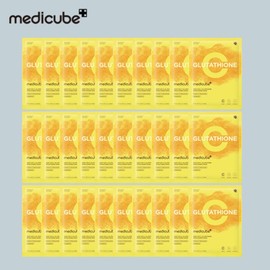 Medicube Deep Vita C Glutathione Brightening Mask (27ml) (30 sheets total) / 메디큐브 딥 비타 씨 글루타치온 브라이트닝 마스크 (27ml) 총 30매