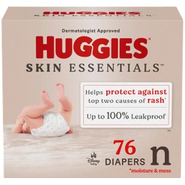 HUGGIES Skin ESSENTLS GIGAJRPK Diaper NWBRN 76