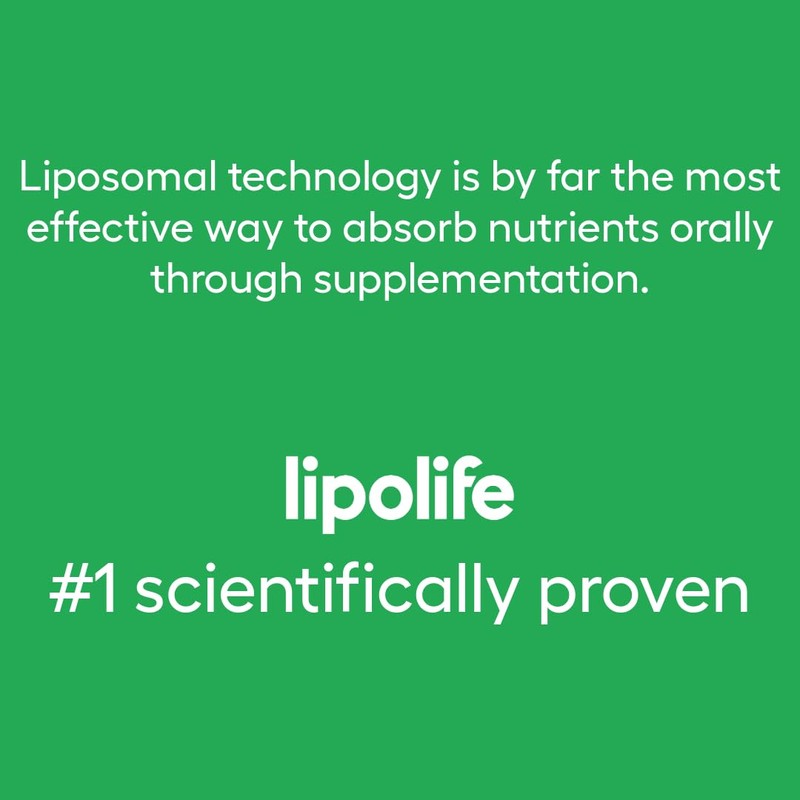Lipolife Vegan Liposomal Vitamin B12 High Strength | 60 Days