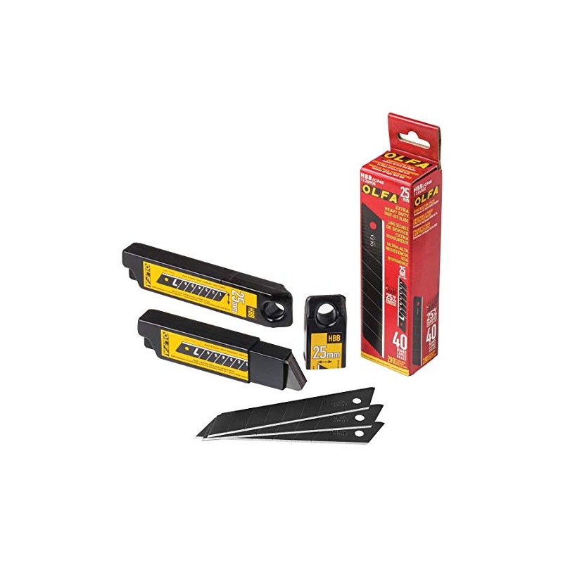 Ultra Sharp Snap-Off Blade, 25mm W, PK40