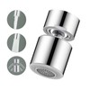 FNINIEK Faucet Shower, Water Saving, Foamer, Oscillating Shower,360 Degree Rotation,