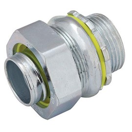 RACO 3408-8 Connector, Liquid Tight, Straight, Flex and Type B Flex, Uninsulated, 2-Inch,Gray