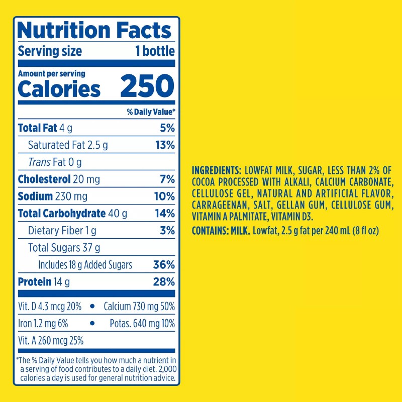 Nestle Nesquik Low Fat 1% Milk Chocolate 14 Ounce (Pack