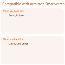 Compatible with Armitron Matrix Smartwatch bands, Quick Release New Soft Silicone Sport Replacement Straps Compatible with Armitron Connect Matrix, Link, Lunar, Boom, Eclipse Smartwatch (5 Pack-1, 20mm size band)