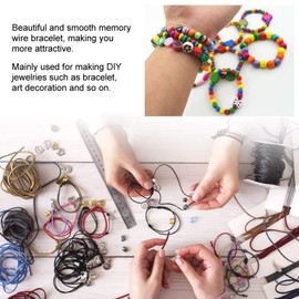100Pcs Loops 55Mm Diámetro Pulsera De Alambre De Memoria Pulsera De Joyería DIY Fabricación De Accesorios Pulsera De Joyería Bobina De Alambre