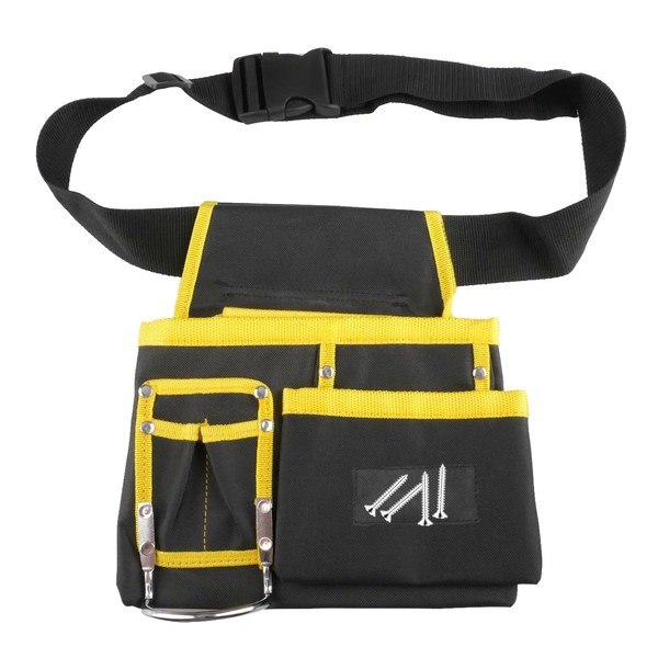 ZoZoMaiy Tool Belt, Tool Pouch, Detachable Adjustable 6 Pockets Magnetic