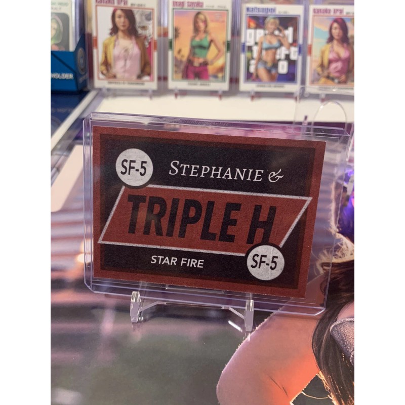 WWE Stephanie McMahon & Triple H Custom Star Fire Base