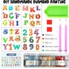 OMDBAGD 36pcs 5D Letter Numbers Diamond Painting Stickers Kits Diamond