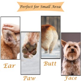 Ruri's Dog Clippers, Cordless Cat and Small Dogs Clipper, Low Noise Electric Pet Trimmer, Dog Grooming Clippers for Trimming Dog's Hair Around Paws, Eyes, Ears, Face, Rump (Black)