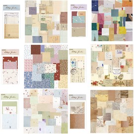 Huralona 6 Pack Scrapbooking Paper Pads Journaling Paper Supplies Decorative Origami Scrapbook Paper Pack Patterned Cardstock (360 Sheets)