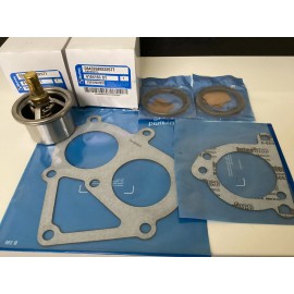 Aftermarket KIT 6 PCS: 2485513 248-5513 THERMOSTAT & SEAL & GASKET for CAT C15 C-15 966 980