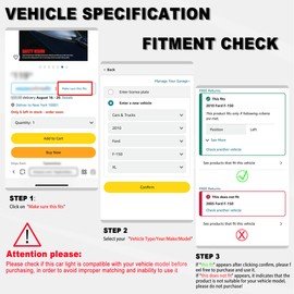 for 2001 2002 2003 2004 2005 2006 2007 2008 2009 2010 2011 Ford Ranger Headlight Assembly Clear Lens Chrome Housing with Amber Reflector Headlight Replacement Driver and Passenger Side