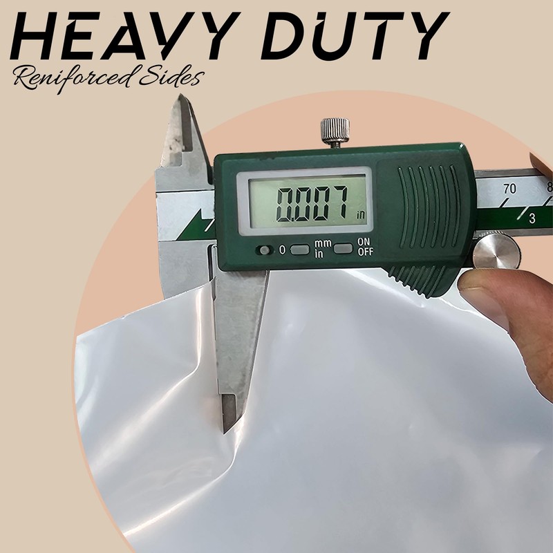 20 Pcs,13x15 inch (L) SIGNITE Frosted Zipper Bags for Clothes