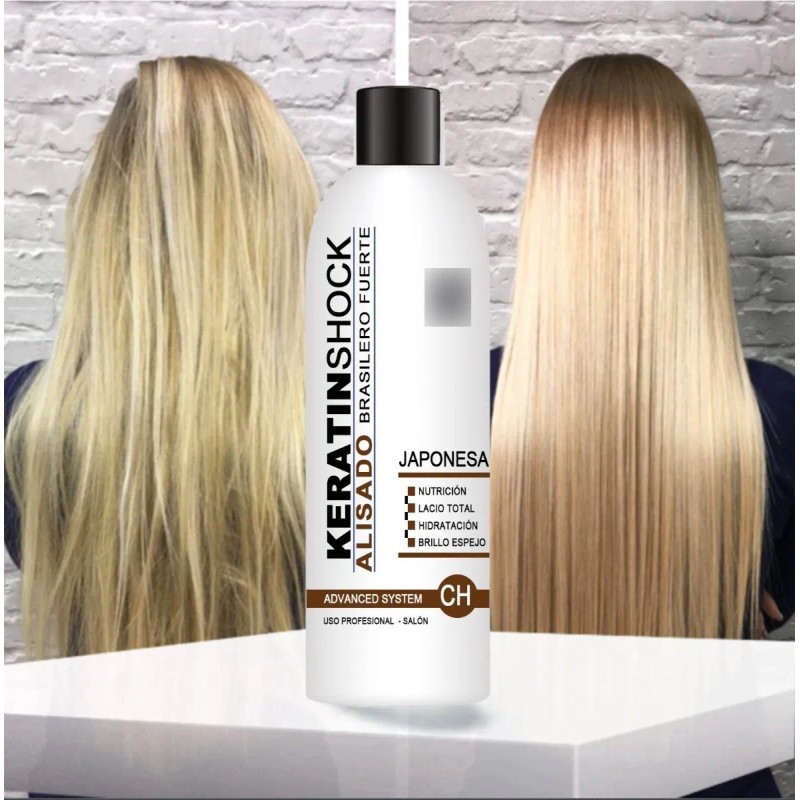 Keratina japonesa Keratinshock Alaciados antifrizz, alisado, alaciado de 250mL