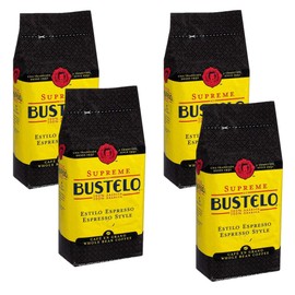 Supreme by Bustelo Whole Bean Espresso Coffee, 16-Ounce Bag (4 Pound)