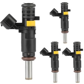 TOTMOX Car Injector Replacement 4pcs 2 Pin Injector Injector Compatible with Mini Cooper 1.6L 2007-2009 2011-2015 13537528176