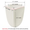 ORIMERC 2 Pack Corner Wall Mounted Hanging Planter Vertical Self
