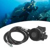 Scuba Breathing Secondary Valve with Medium Pressure Tube Adjustable Diving