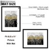 Fxojyvo 12x16 Picture Frame, Display Poster 8.5x11 with Mat or
