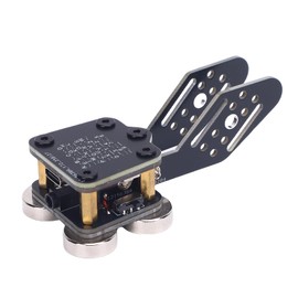 Mini Morse Key Telegraph Key, PCB Double Paddle Automatic Morse Code Key with 4 Nd Magnet Bases, CW Keyer Automatic Trainer with 3.5mm Sound Jack and Type C Interface