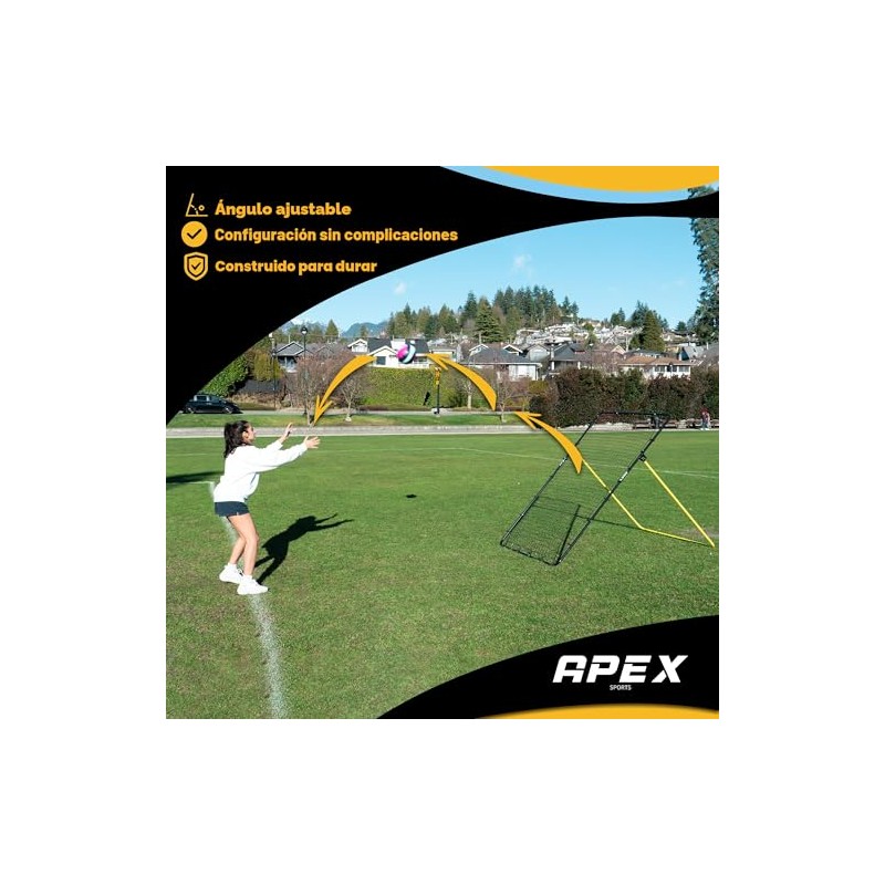 Apex Sports - Adjustable Volleyball Rebounder Net 7x4 ft –