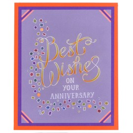 Groovi Plate - Best Wishes Sentiment A5 Square