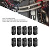 10PCS Hose Separator Clamp 4AN Aluminum Alloy Universal Oil Line