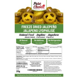 Pure Choice Foods Freeze Dried Jalapeño