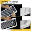 Powrocket Linear Bar Air Grille 44" X 4", Aluminum Air