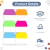 600 Pcs Page Markers Tabs,Colorful Post It Tabs,Multi-Purpose Sticky Tabs