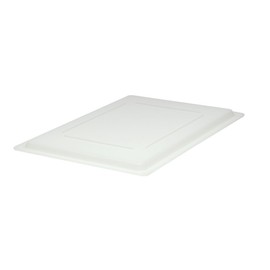 Rubbermaid Commercial Products Food Storage Box Lid for 2, 3.5, and 5 Gallon Sizes, White (FG351000WHT)
