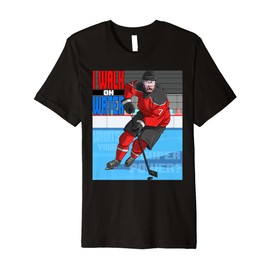 I Walk on Water Ice Hockey Player Men Women Premium T-Shirt