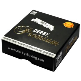 Derby Premium - Cuchillas individuales (300 hojas)